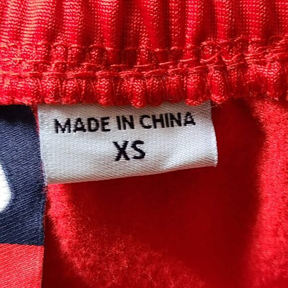 FILA x PIERRE CARDIN x UO Red Gold Zipper Track Pants 45995073 Women's XS - Picture 13 of 16